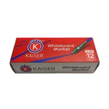 ماژیک وایت برد کایزر مدل اداری قلمی کد SK881 بسته 12 عددی