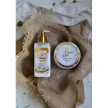 کرم آبرسان لایت بیوتی مدل آرگان شی باتر حجم 250 میلی لیتر  مجموعه 2 عددی به همراه کرم آبرسان لایت بیوتی مدل شی باتر آرگان حجم 200 میلی لیتر مجموعه 2 عددی