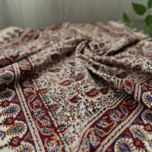 رومیزی قلمکار مدل بته جقه اصفهان سایز 100*100
