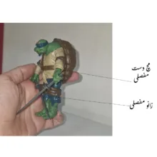 فیگور طرح نینجا مدل سلاح دار جنگجو کد 01 ارتفاع 13 سانتیمتر