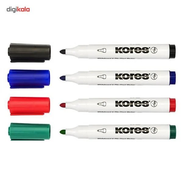 ماژیک وایت برد کورس مدل XW1 K Marker - بسته 4 عددی