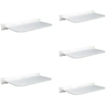 شلف دیواری خونه خاص مدل پایه مخفی کد 30cm مجموعه 5 عددی
