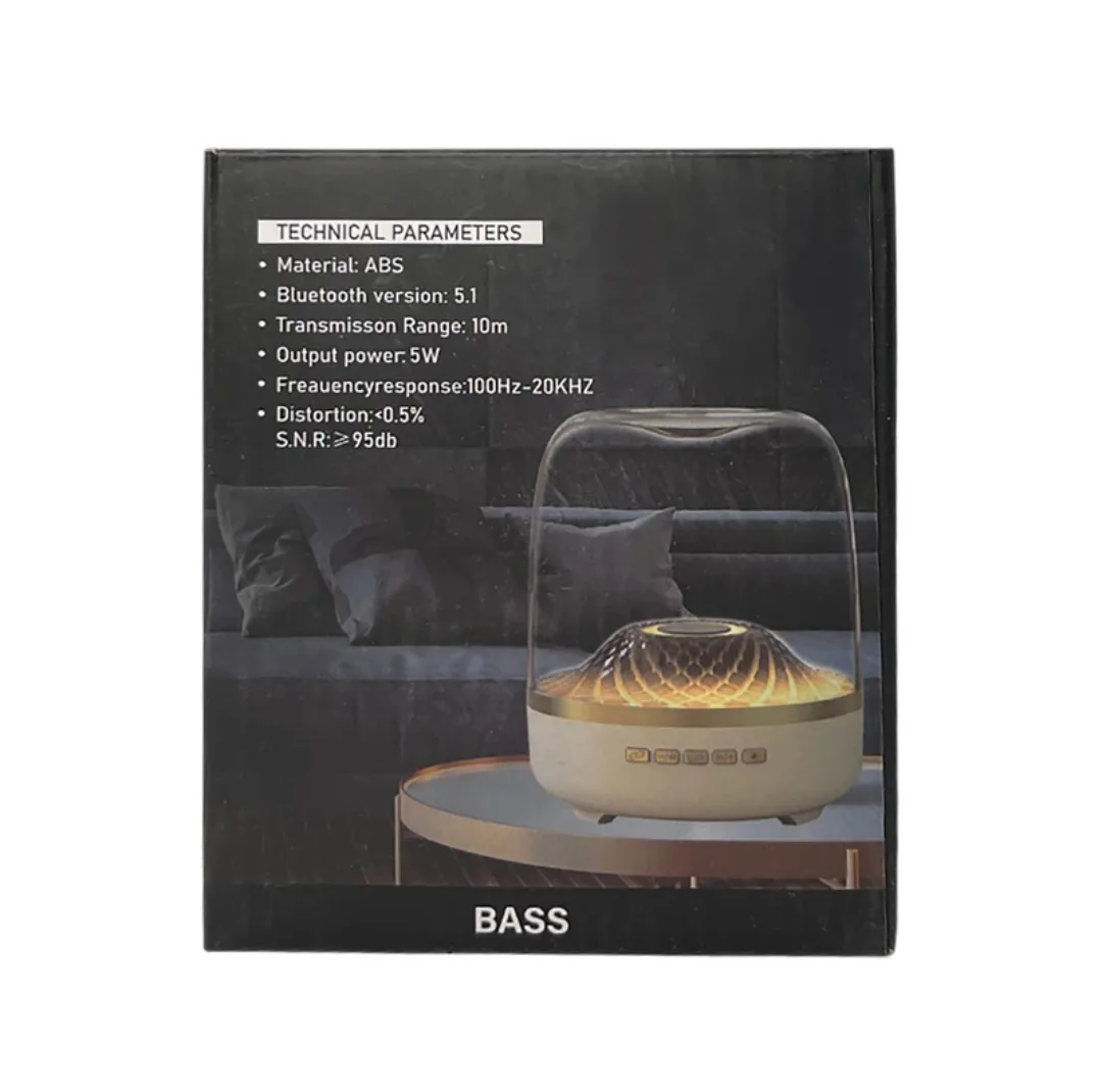 اسپیکر بلوتوثی قابل حمل مدل glass5 mini