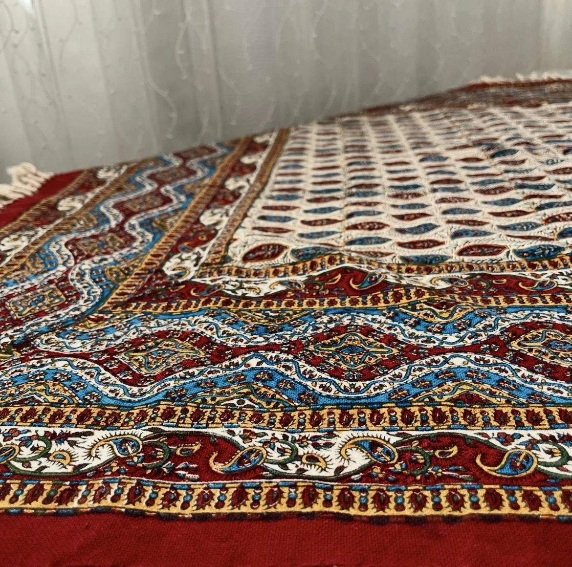 رومیزی قلمکار مدل ممتاز صادراتی اصفهان