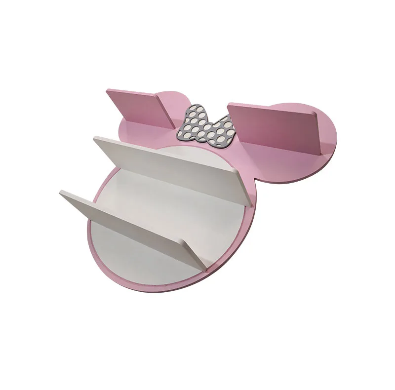 شلف دیواری اتاق کودک طرح میکی موس مدل MKids51-Pink