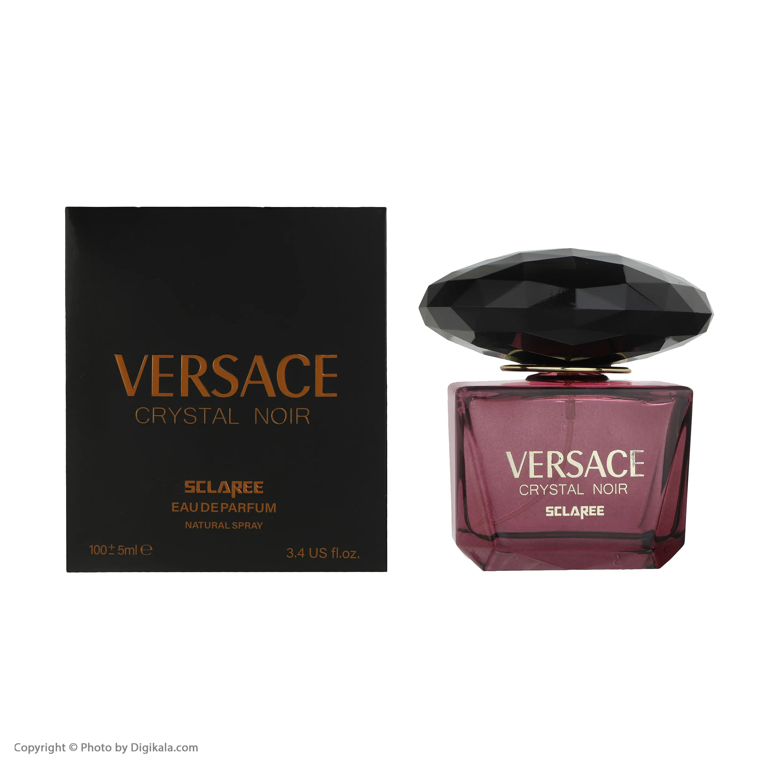 ادوپرفیوم زنانه اسکلاره مدل Versace Crystal Noir حجم 100 میلیلیتر