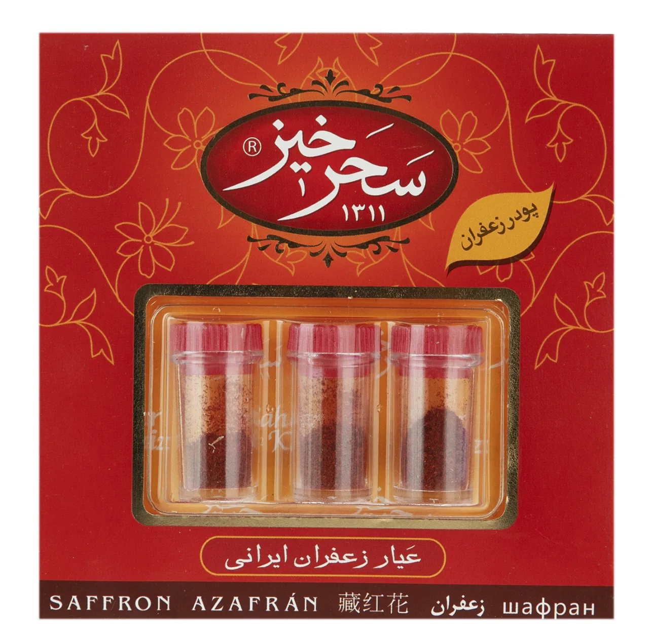 زعفران سرگل ویژه سحرخیز مقدار 1.5 گرم