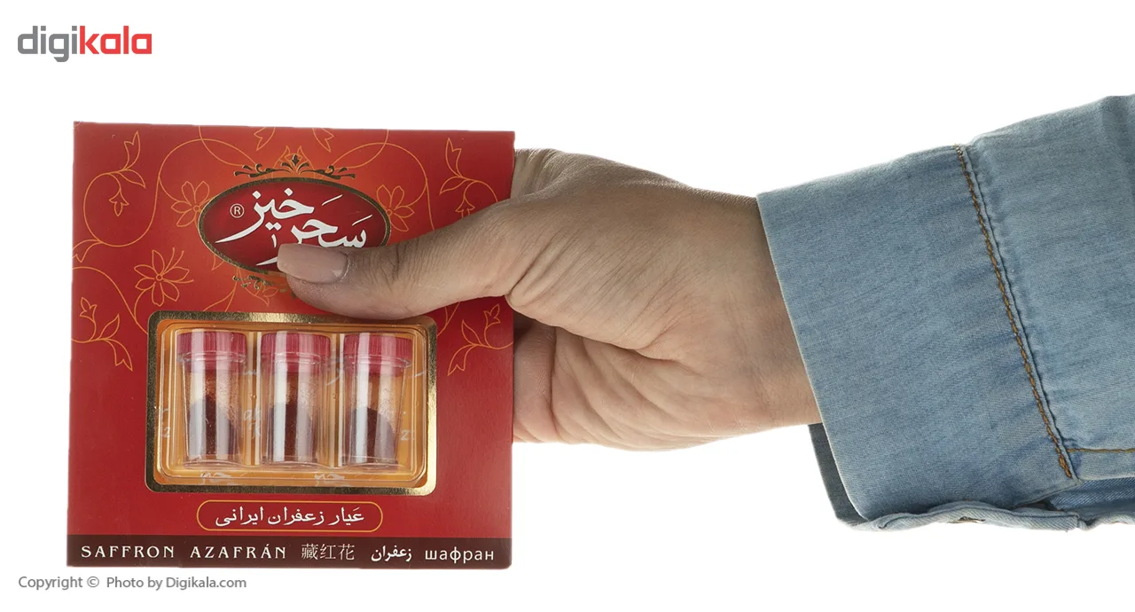 زعفران سرگل ویژه سحرخیز مقدار 1.5 گرم