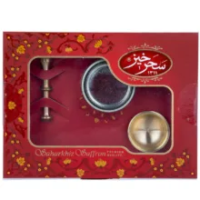 زعفران سرگل سحرخیز طرح خاتم مقدار 1 گرم