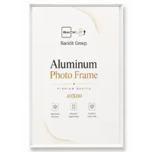 قاب عکس بکلیت مدل آلومینیومی AL-S4060 سایز 60×40 سانتی متر