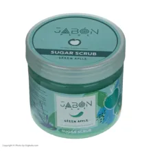 اسکراب شکری لایه بردار پوست ژبن پلاس مدل Green Apple وزن 450 گرم
