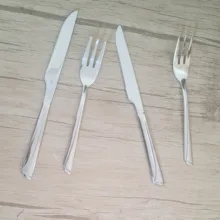 سرویس کارد و چنگال میوه خوری 12 پارچه 6 نفره مدل ناخنی