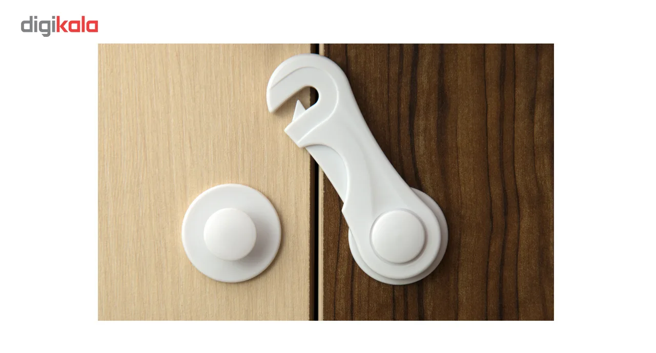 قفل کابینت نینو مدل latch بسته 2 عددی