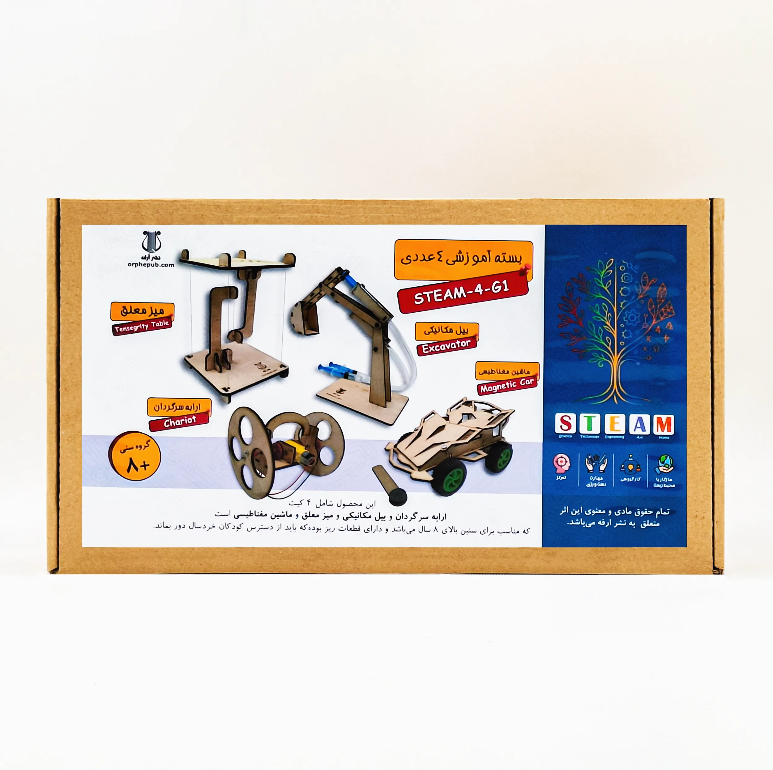 بازی آموزشی نشر ارفه مدل کار بسته 4 عددی