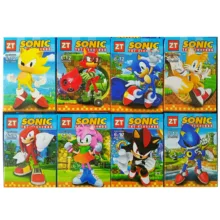 فیگور طرح سونیک مدل SONIC 0889 ارتفاع 4 سانتی‌متر مجموعه 8 عددی