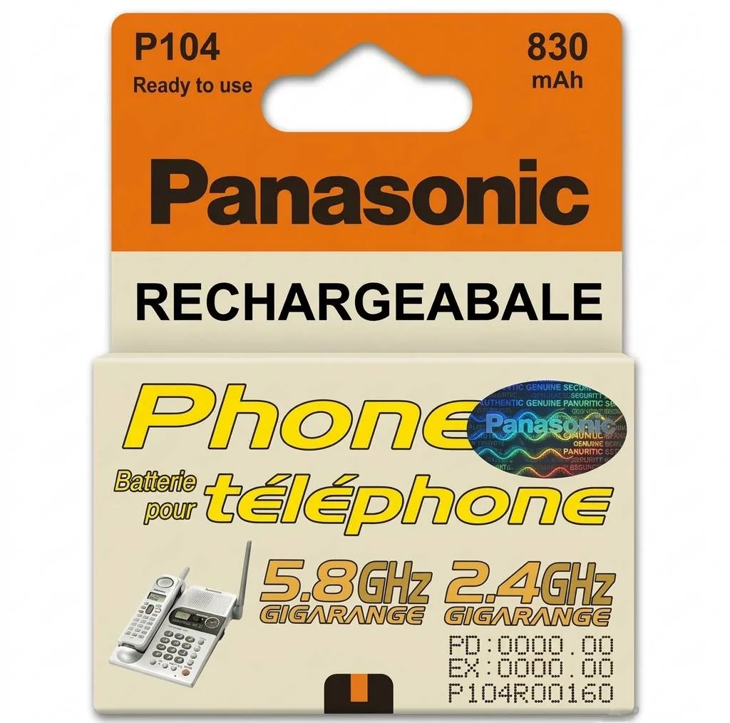 باتری تلفن پاناسونیک مدل P104