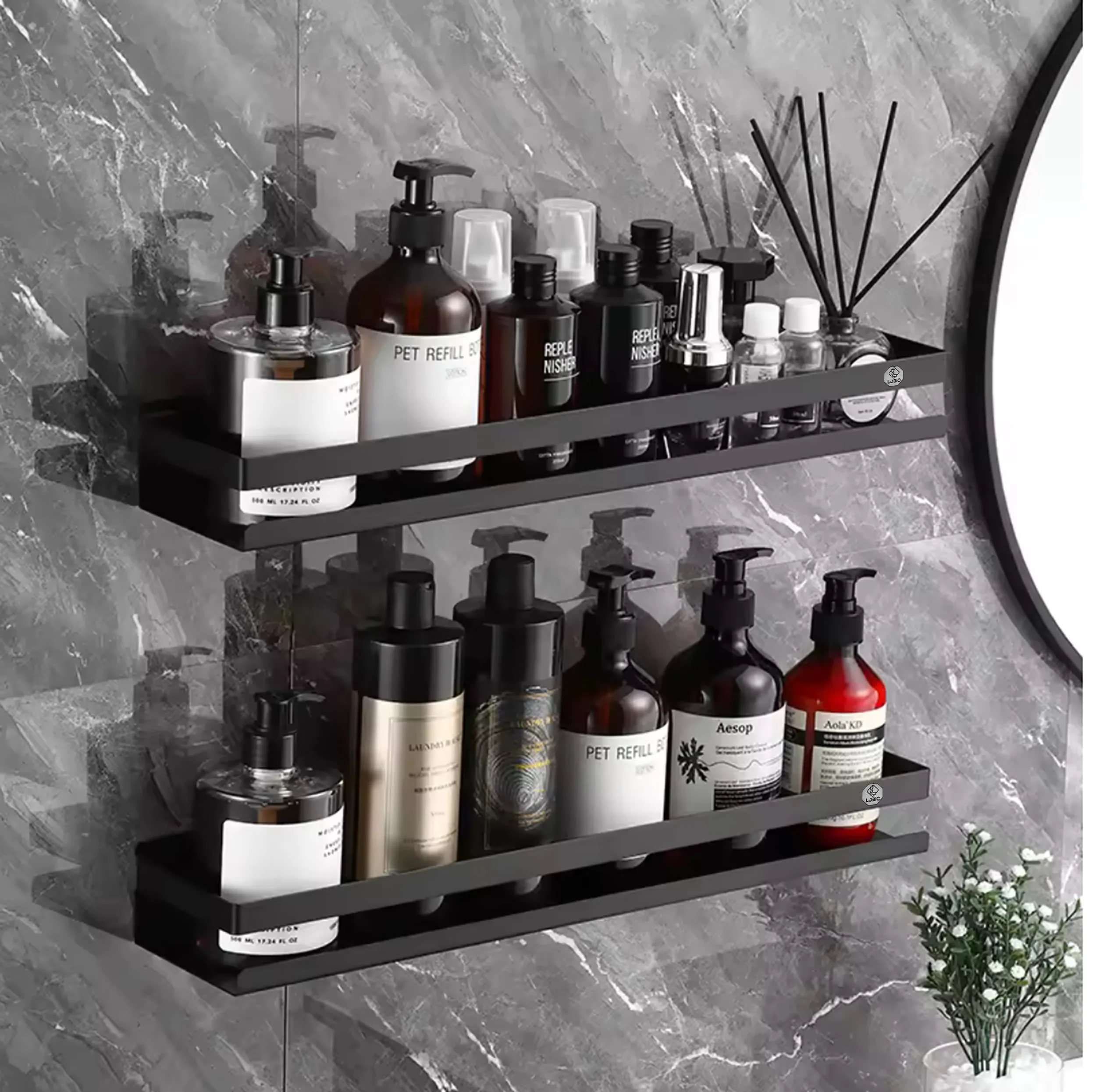 شلف دیواری لوبیک مدل shelf-anti rust