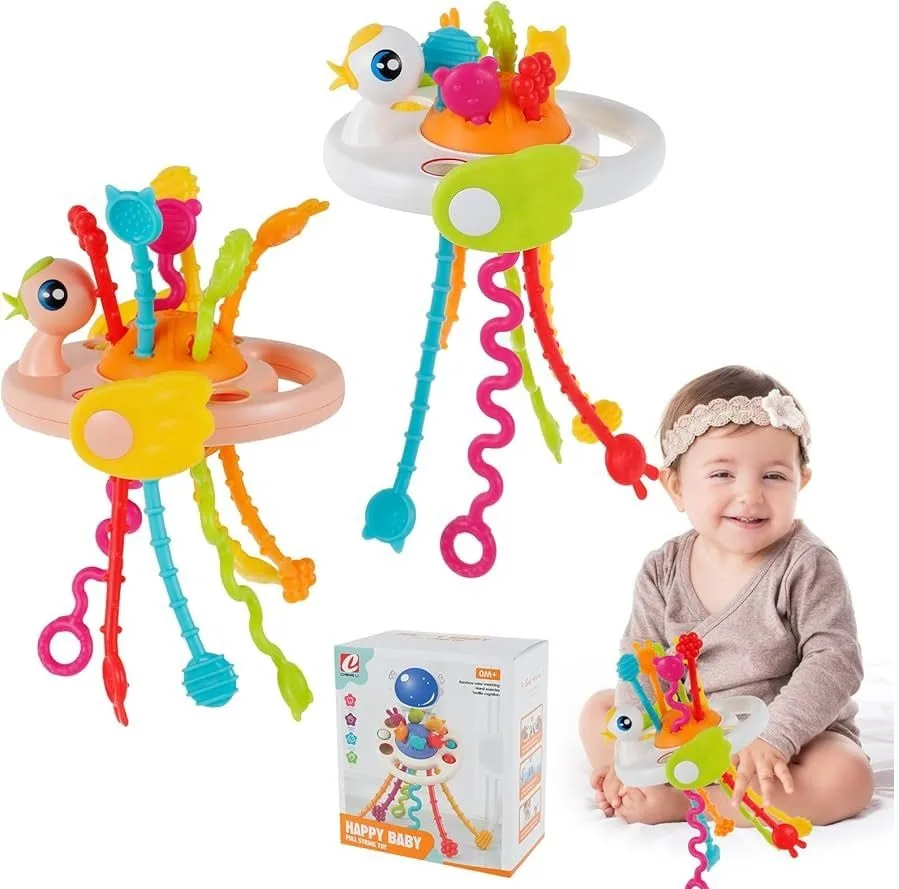 جغجغه مدل اردک طرح PULL STRING TOY کد 20-668