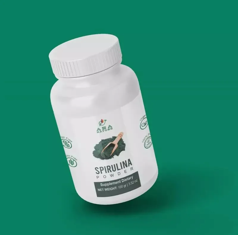 پودر جلبک خوراکی اسپیرولینا اکتی نیچر - 100 گرم