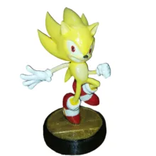 فیگور طرح سونیک مدل Nova Art Super Sonic ارتفاع 14 سانتی‌متر