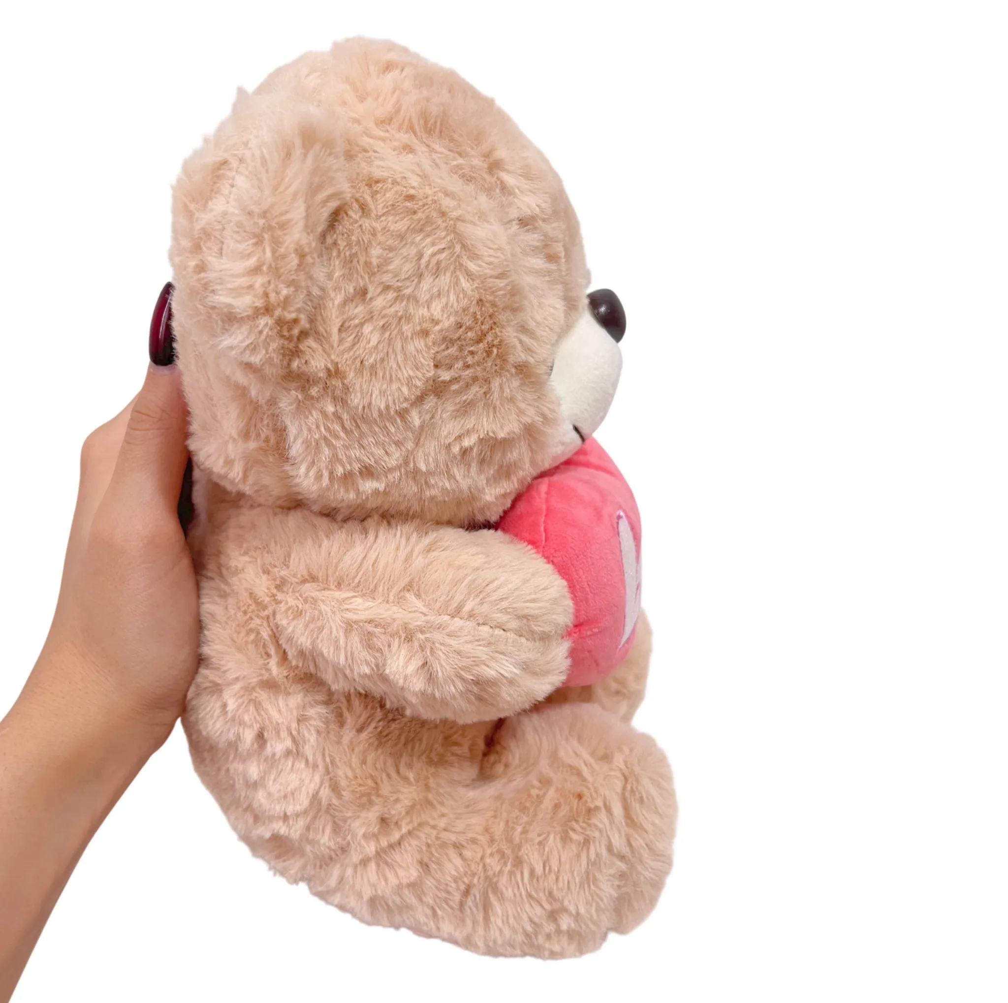 عروسک مدل خرس طرح قلبی کد A037 ارتفاع 30 سانتی متر