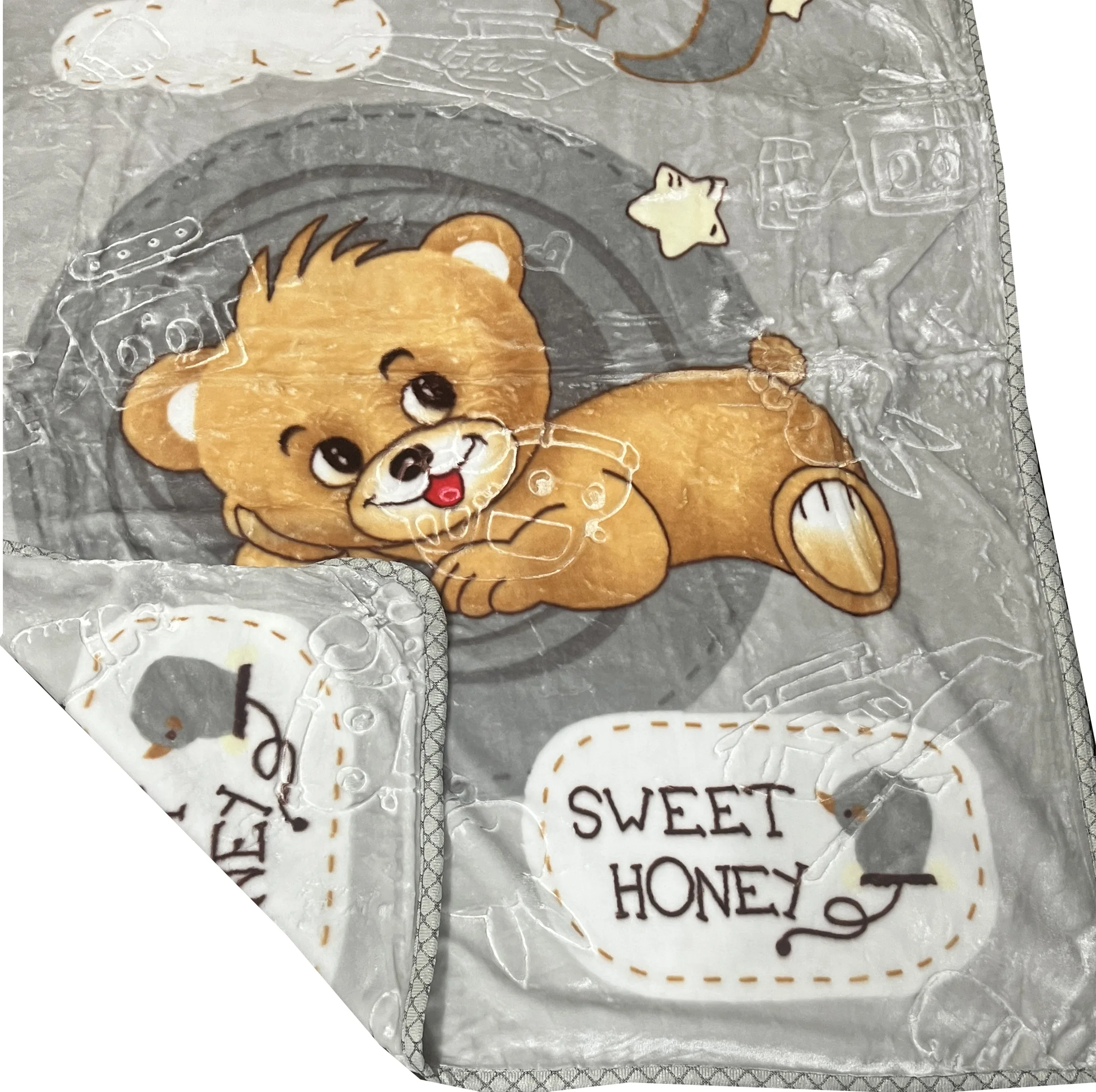 پتو کودک مدل Honey Bear سایز 120x100 سانتی متر