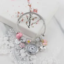 دستبند زنانه مدل گل کد AAD619
