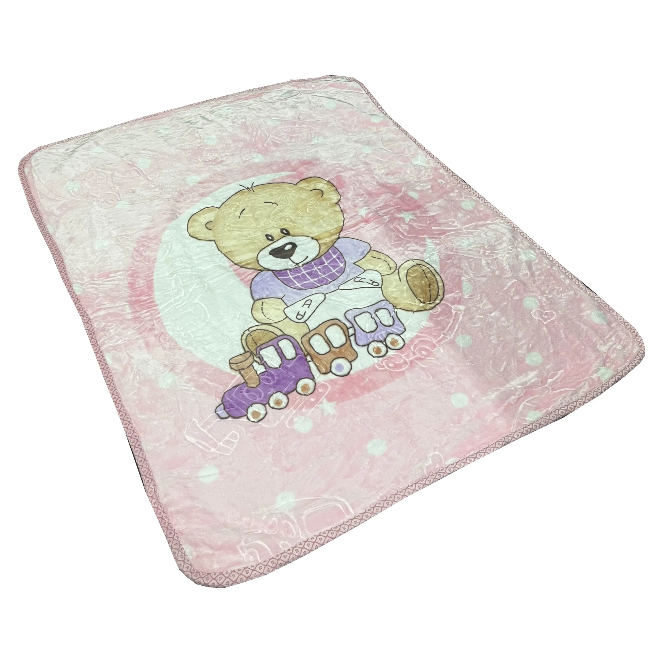پتو کودک مدل بچه خرس سایز 120x100 سانتی متر
