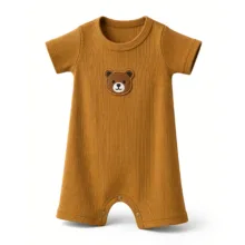 رامپر نوزادی مدل پنبه‌ای Teddy کد 001