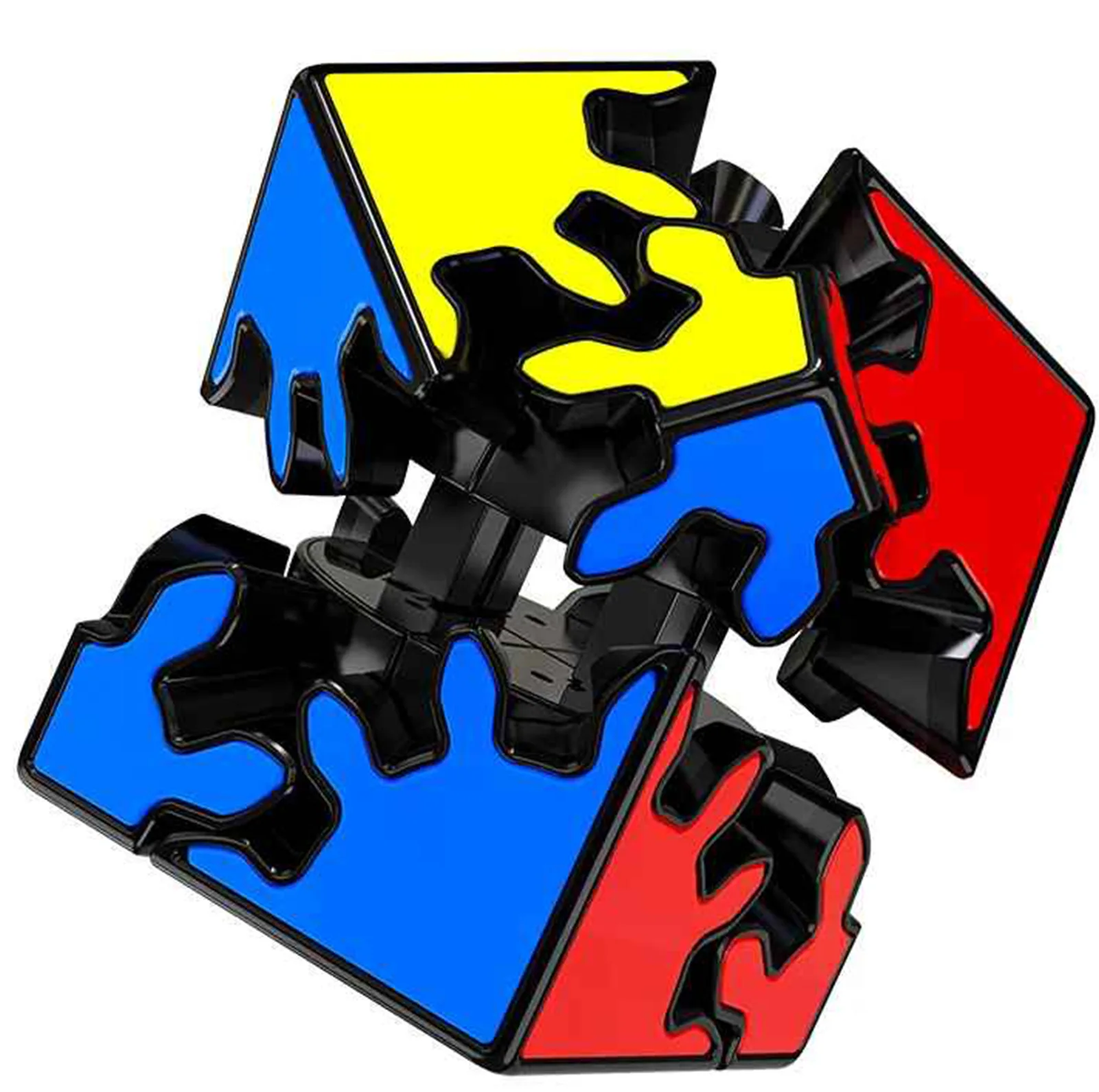 مکعب روبیک چی ای مدل گییر چرخ دنده ای مکعب کای وای 2×2 QY Gear Shift Cube
