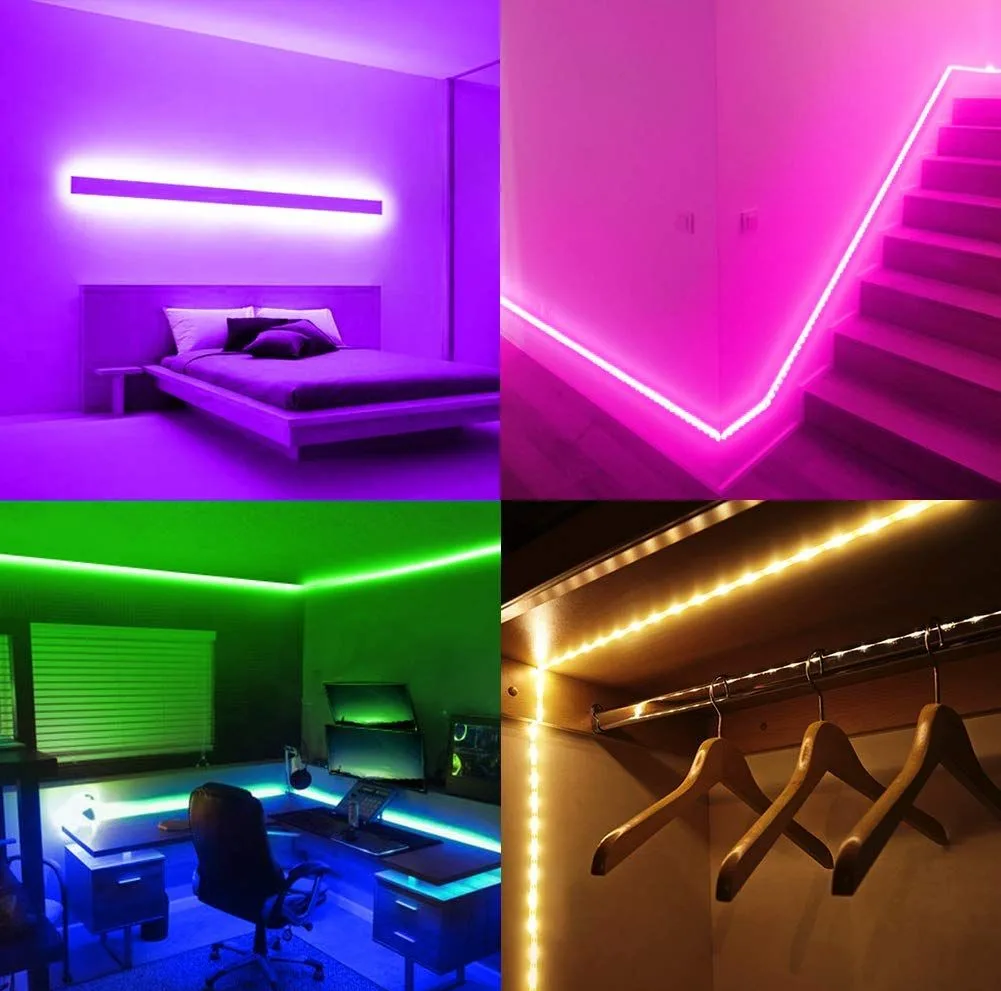 ریسه ال ای دی مدل RGB-remote-app موزیکال طول 5 متر
