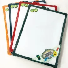 تخته وایت برد خارجی کد 900 سایز 35*25*2 سانتی متر به همراه ماژیک و تخته پاک کن