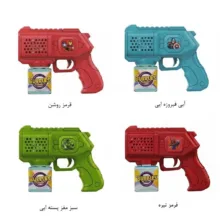 حباب ساز مدل چراغدار تفنگی طرح اسپایدرمن و دوستان کد TRB