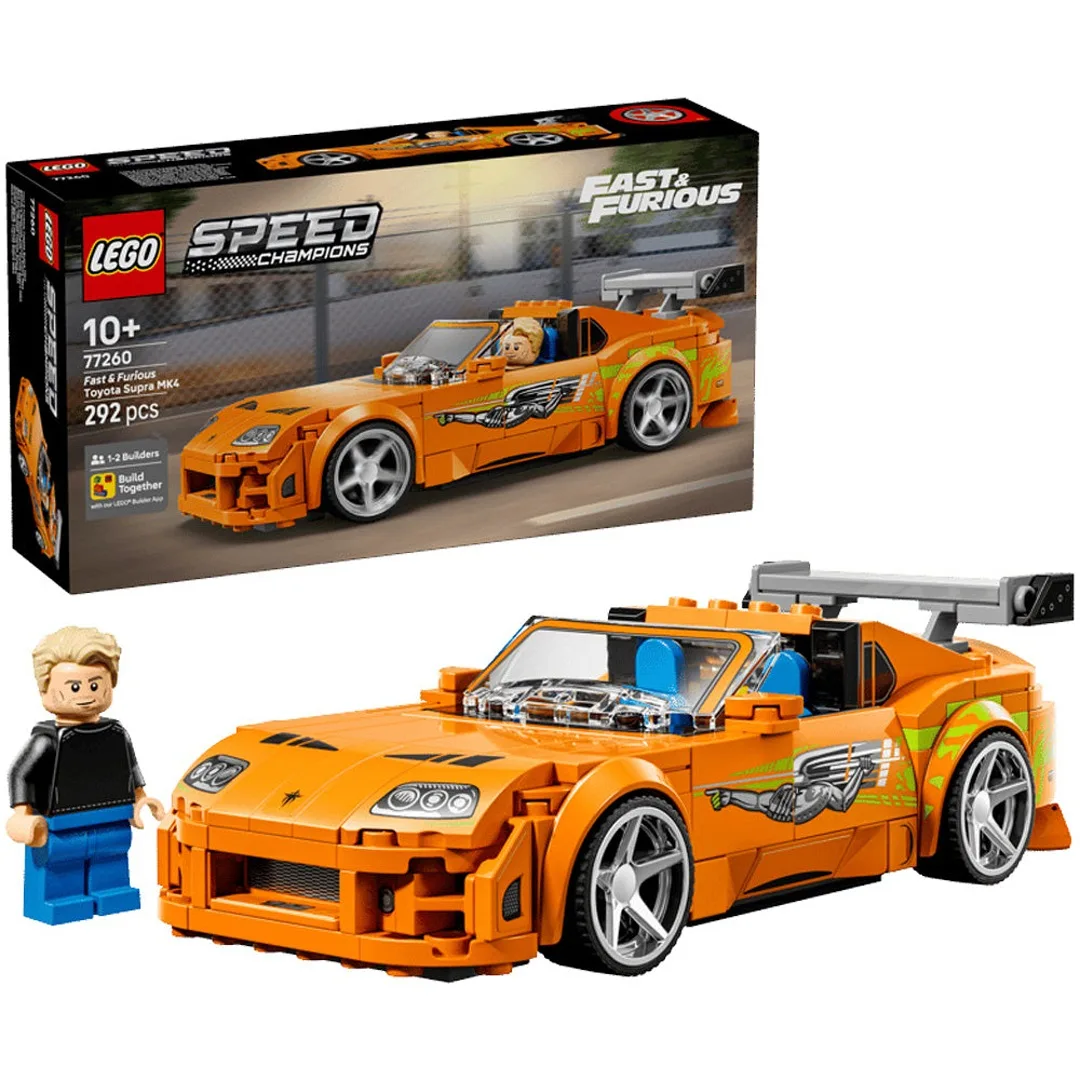 لگو 292 تکه سری اسپید مدل Fast & Furious Toyota Supra MK4 کد 77260