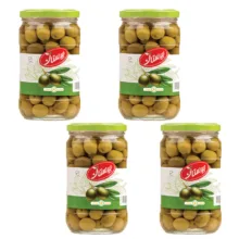 زیتون شور ممتاز بیدستان – 670 گرم بسته 4 عددی