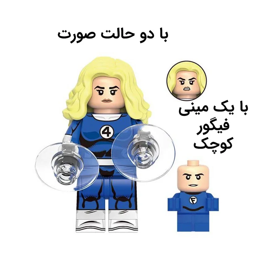 فیگور طرح زن شگفت انگیز مدل 4 شگفت انگیز طرح قهرمانان کد 20 ارتفاع 5 سانتی‌متر مجموعه 5 عددی