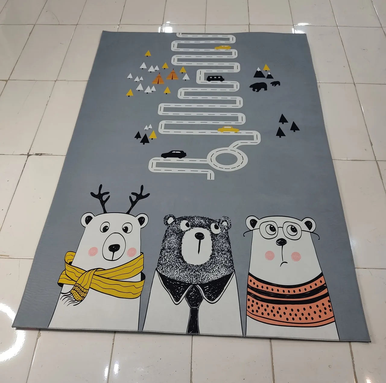 فرش پارچه ای مدل کودک کد A649
