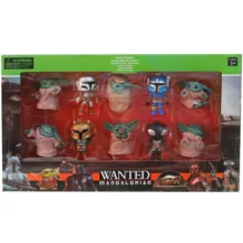 فیگور طرح یودا مدل Starwars 10 ارتفاع 6 سانتی‌متر مجموعه 10 عددی