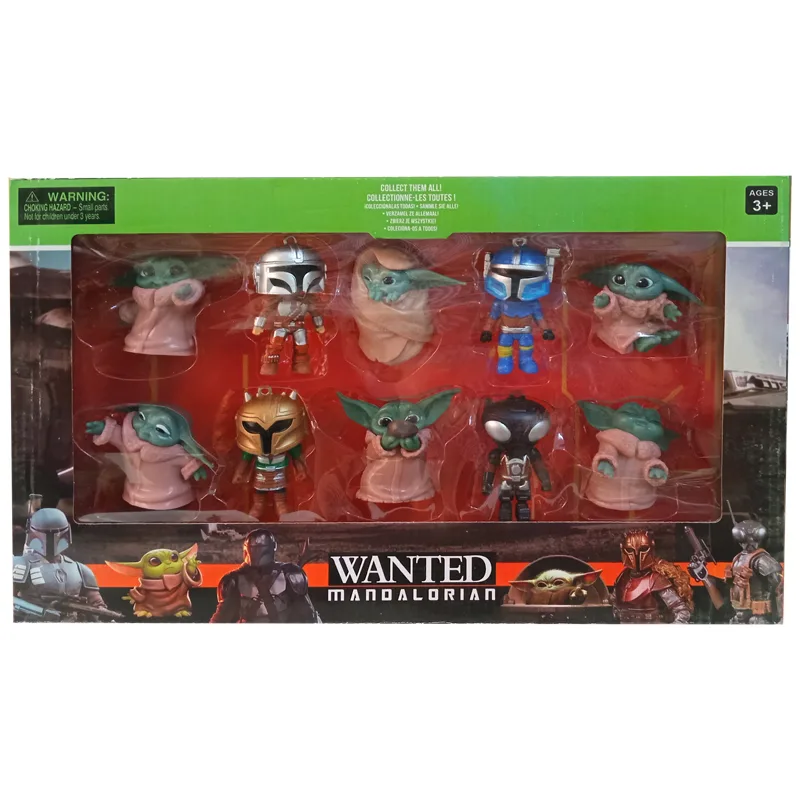 فیگور طرح یودا مدل Starwars 10 ارتفاع 6 سانتی‌متر مجموعه 10 عددی