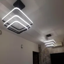لوستر مدل مدرن طرح مربع