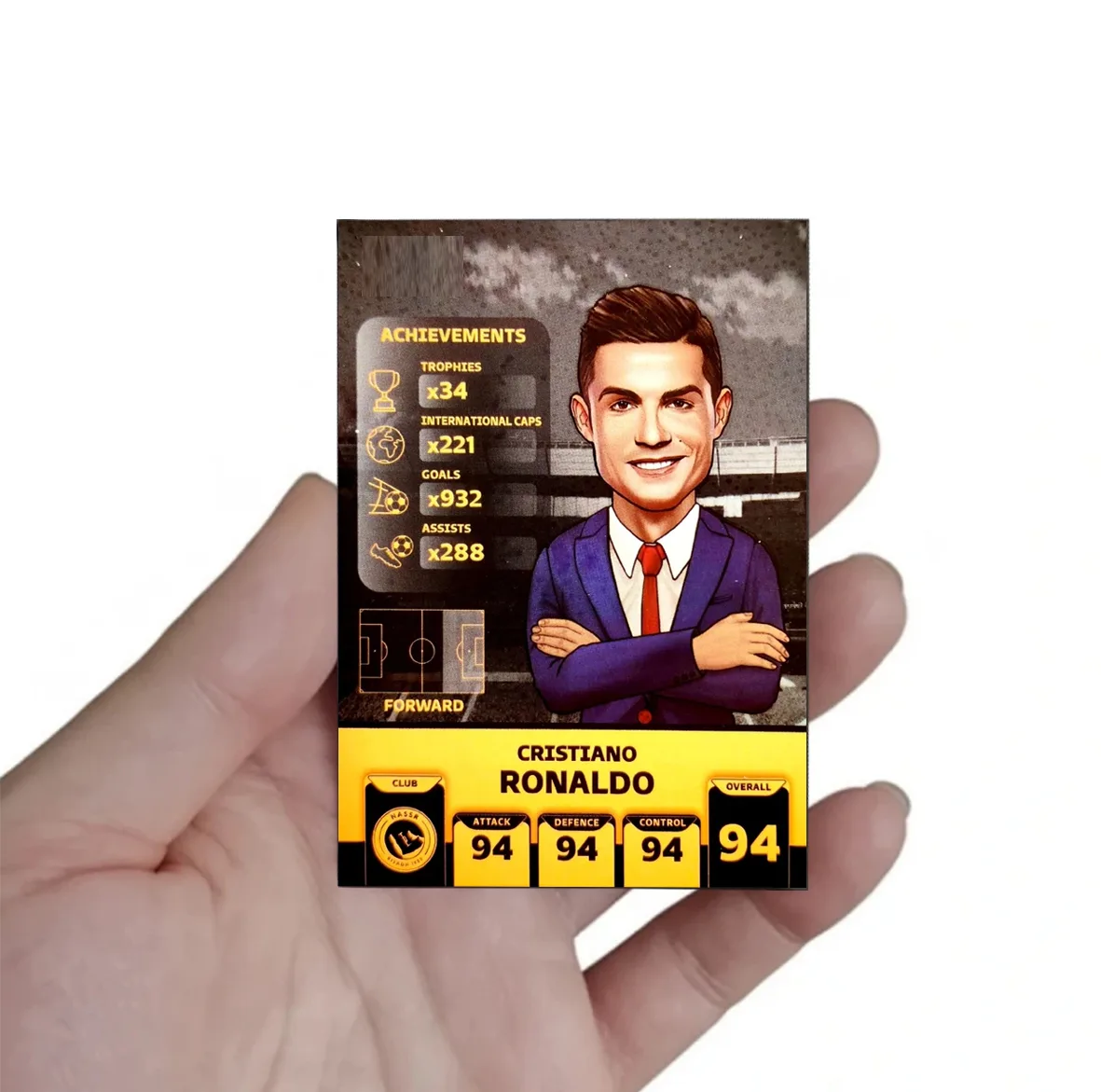 اسباب بازی شانسی مدل رونالدو شو کد 03 مجموعه 8 عددی