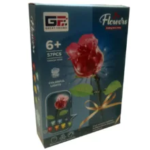 ساختنی 57 تکه گپ مدل گل روز کد 987-123