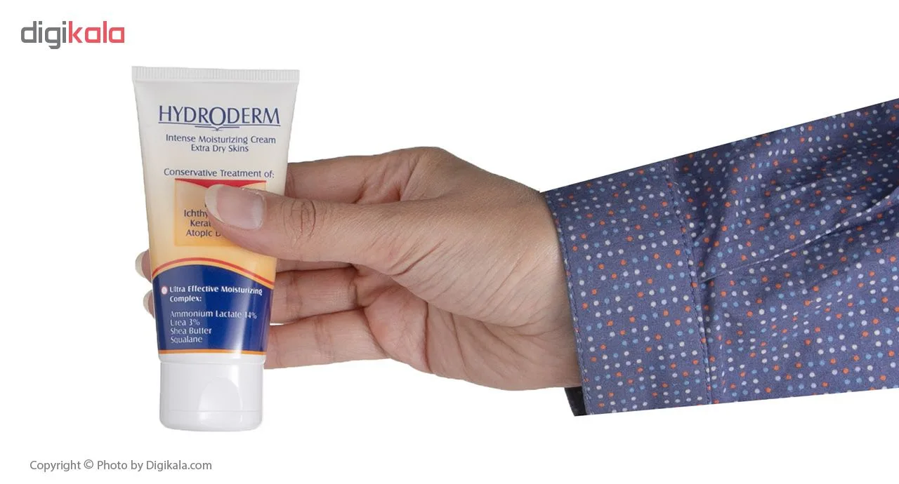 کرم مرطوب‌کننده هیدرودرم مدل Extra Dry Skins وزن 50 گرم