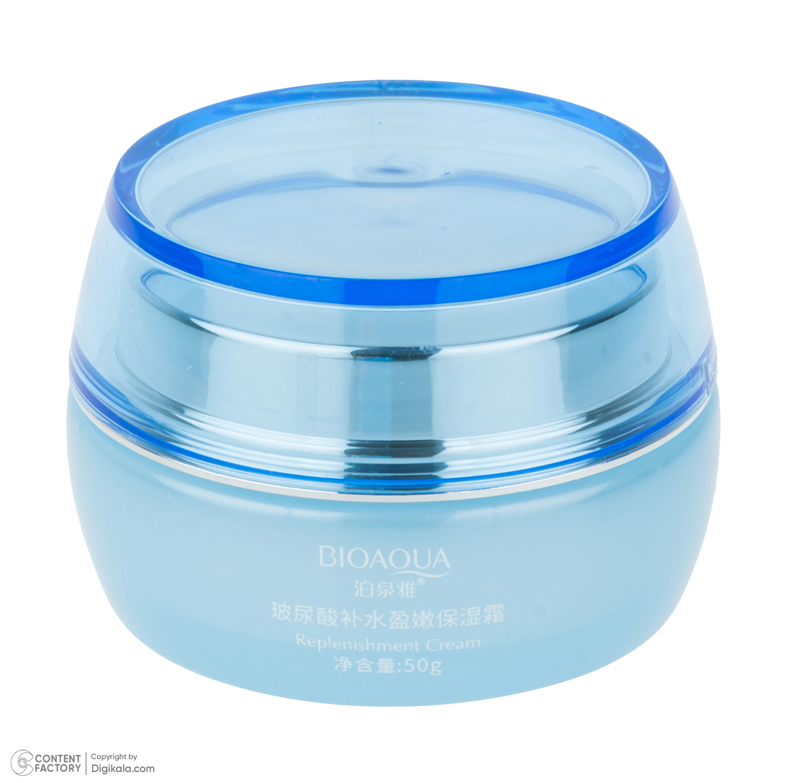 کرم مرطوب کننده دست و صورت بی آکوا مدل Hyaluronic Acid مناسب برای انواع پوست وزن 50 گرم