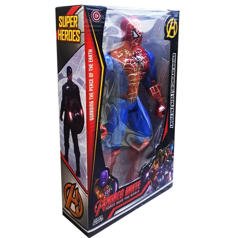 اکشن فیگور طرح مرد عنکبوتی مدل spiderman heroes 499 ارتفاع 25 سانتی‌متر