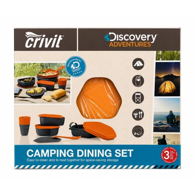 مجموعه ظروف سفری یک نفره کمپینگ مدل Dining