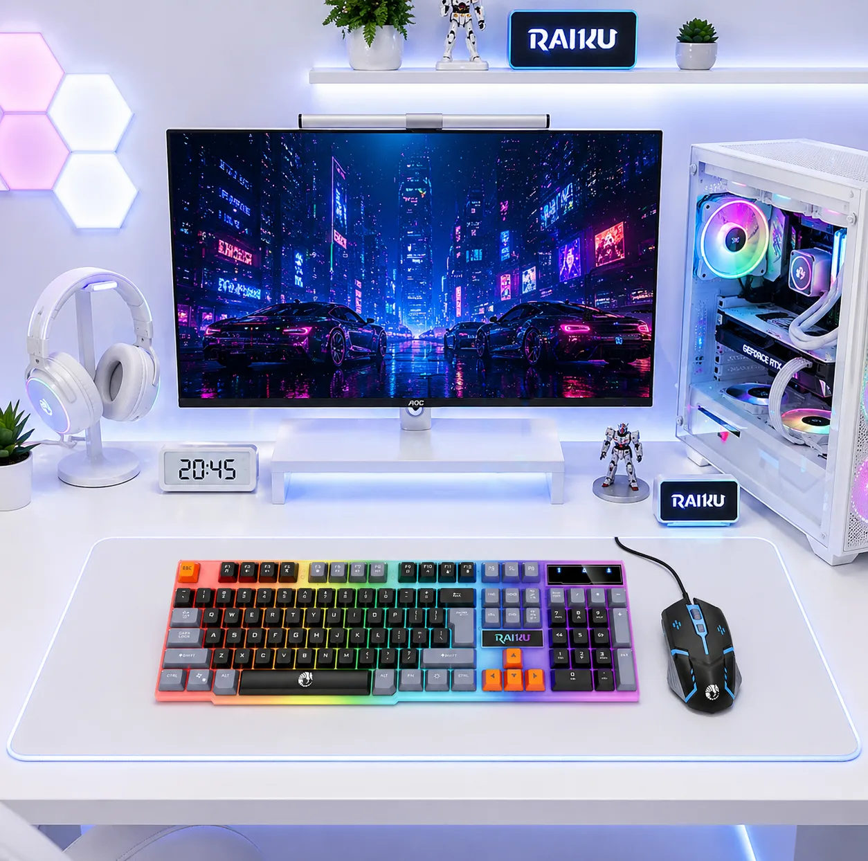 کیبرد و ماوس لایماید مدل RAIKU-T26