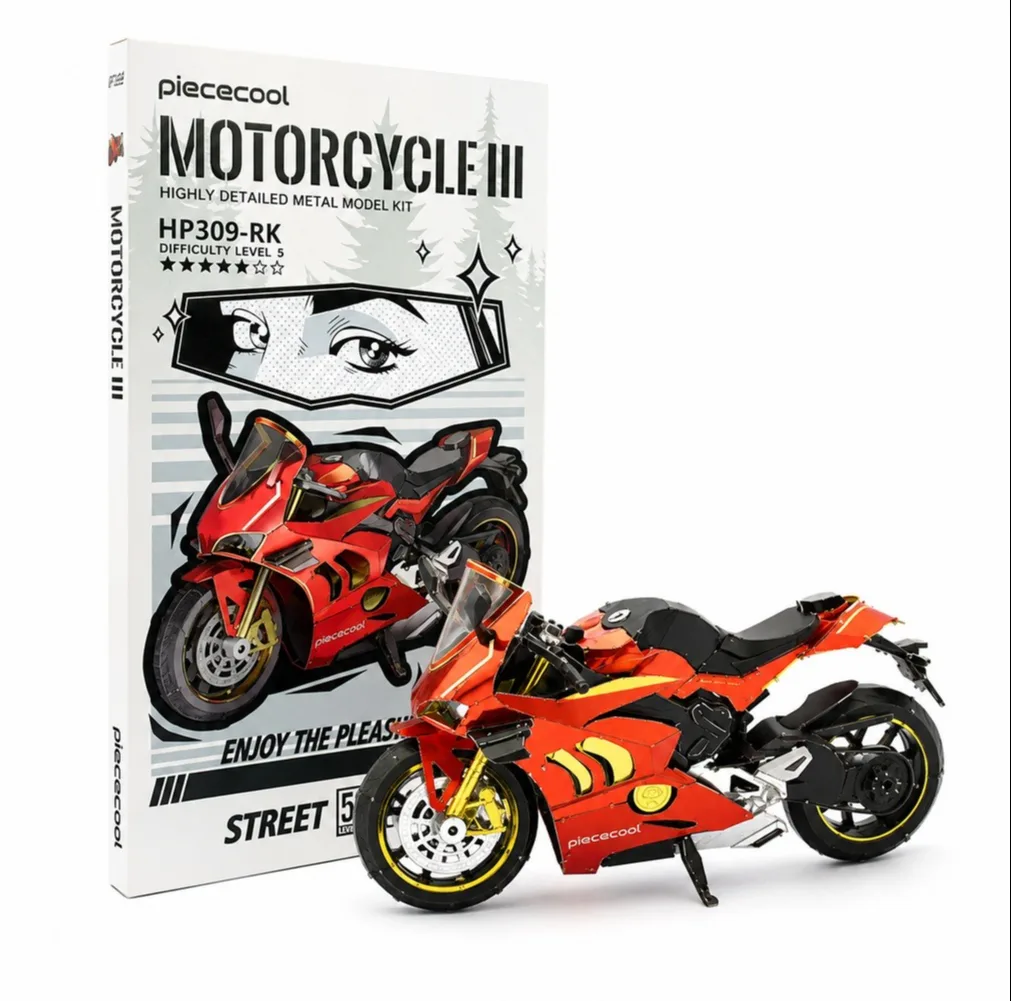 ساختنی 218 تکه پیسکول مدل Motorcycle III
