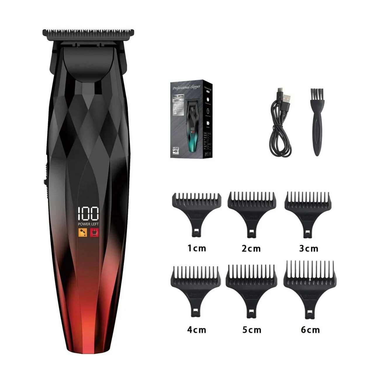 ماشین اصلاح موی سر و صورت شارژی پروفیشینال کلیپر مدل tf-364