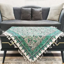 رومیزی قلمکار مدل سلسله ای
